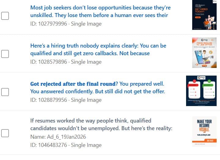 CvolvePro campaign dashboard proof 1